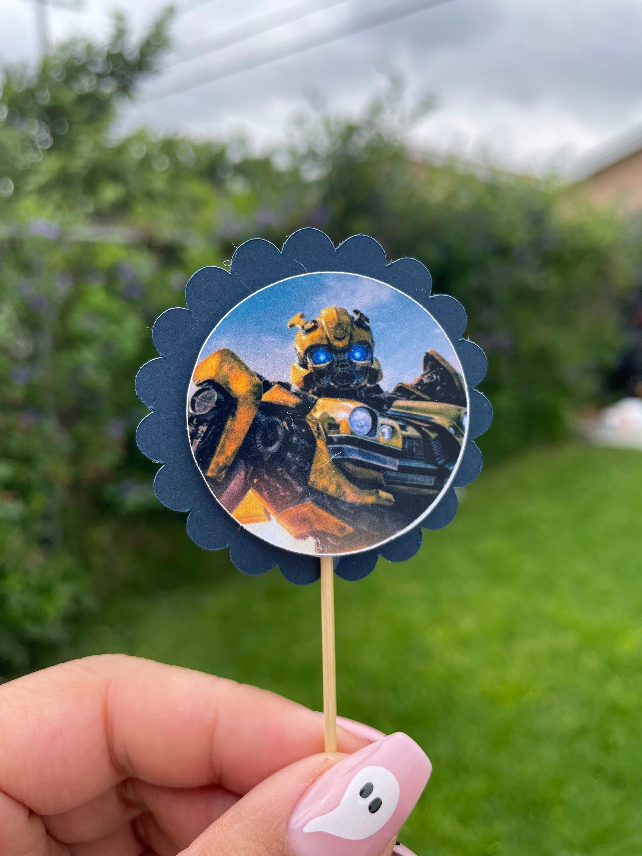 Transformer Cupcake Toppers, 2 Inch Transformer Prints, Transformer ...
