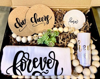 Newly Engaged/ Married Gift Box - FREE shipping (Engagement, Wedding, Mr. & Mrs., Celebration, Anniversary, Ring, Forever, Couple)