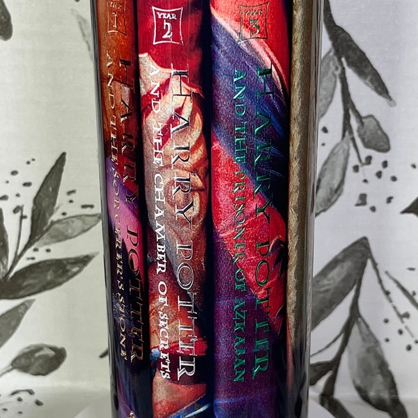 Harry Potter Book Covers Tumbler