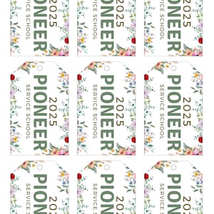 2025 Pioneer School Gift tags