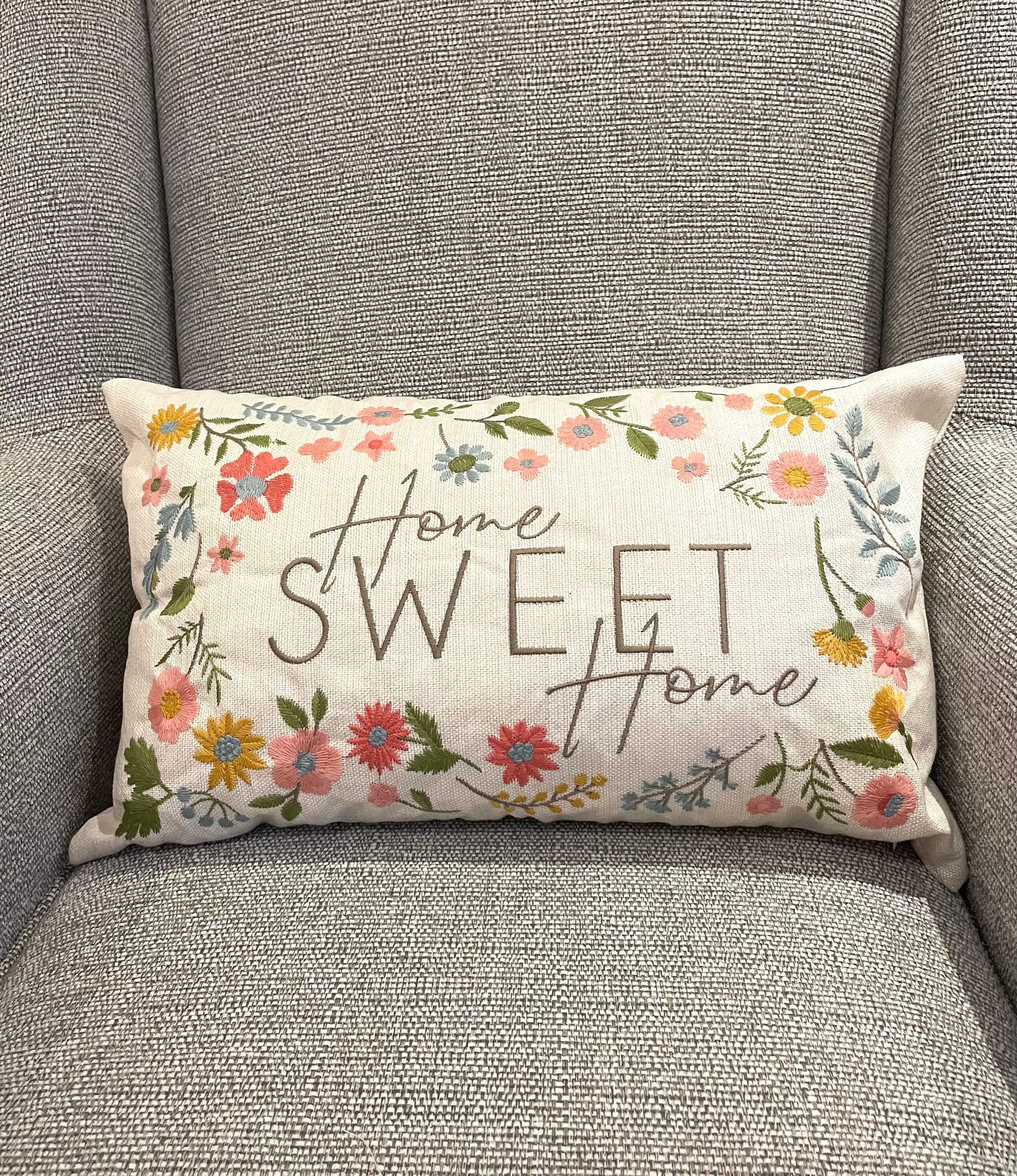 home sweet home throw pillow