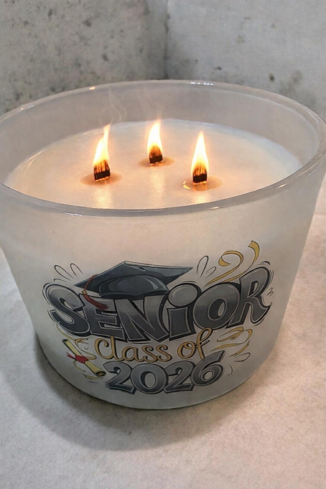 Custom Graduation Candle – Class of 2026 Gift – Senior Graduation ...