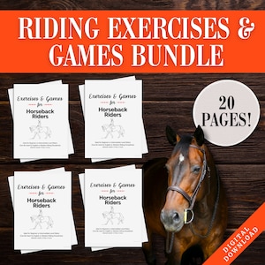 Horseback Riding Lesson Plans | Horse Activity Printable | Pole Pattern Horse Show | Equestrian | Equine Homeschool | Hunter/Jumper Courses