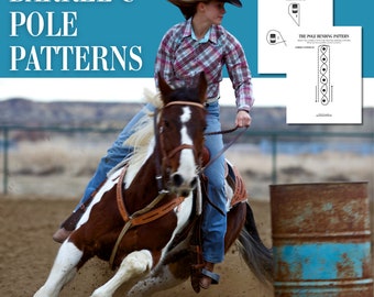 Barrel Racing & Pole Bending Patterns | Rodeo Worksheet (PDF)