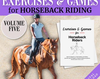 Horseback Riding Exercises & Games | Lesson Plan Activity (Digital Download)