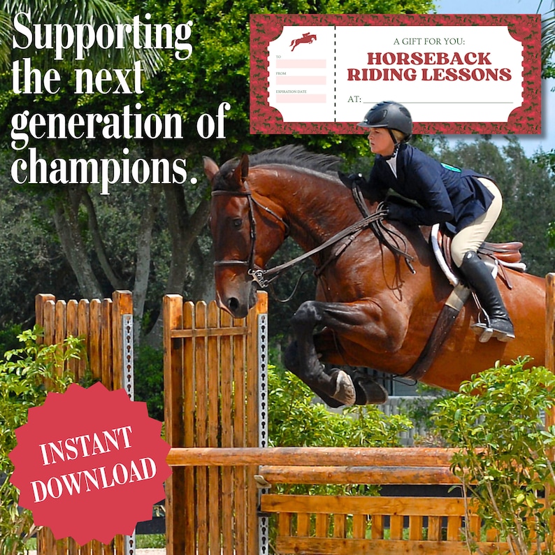 Horseback Riding Gift Certificate Horse Camp Voucher Horse Riding Horseback Riding Gift Certificate Horse Camp Voucher Horse Riding