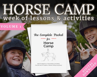 The Complete Horse Camp Lessons & Activities Packet