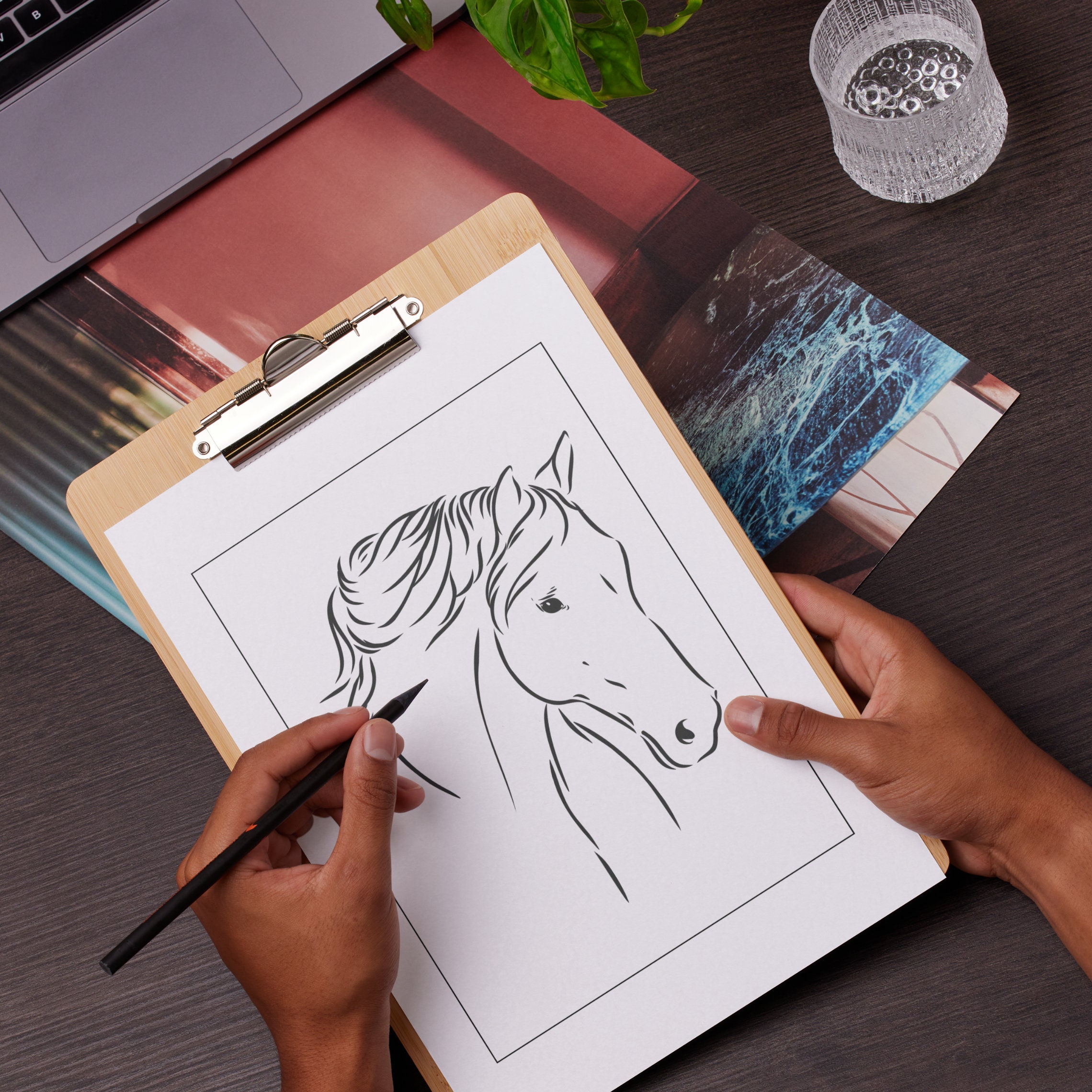 100 Horse Coloring Pages | Horses Coloring Book for Kids | Horse Camp ...