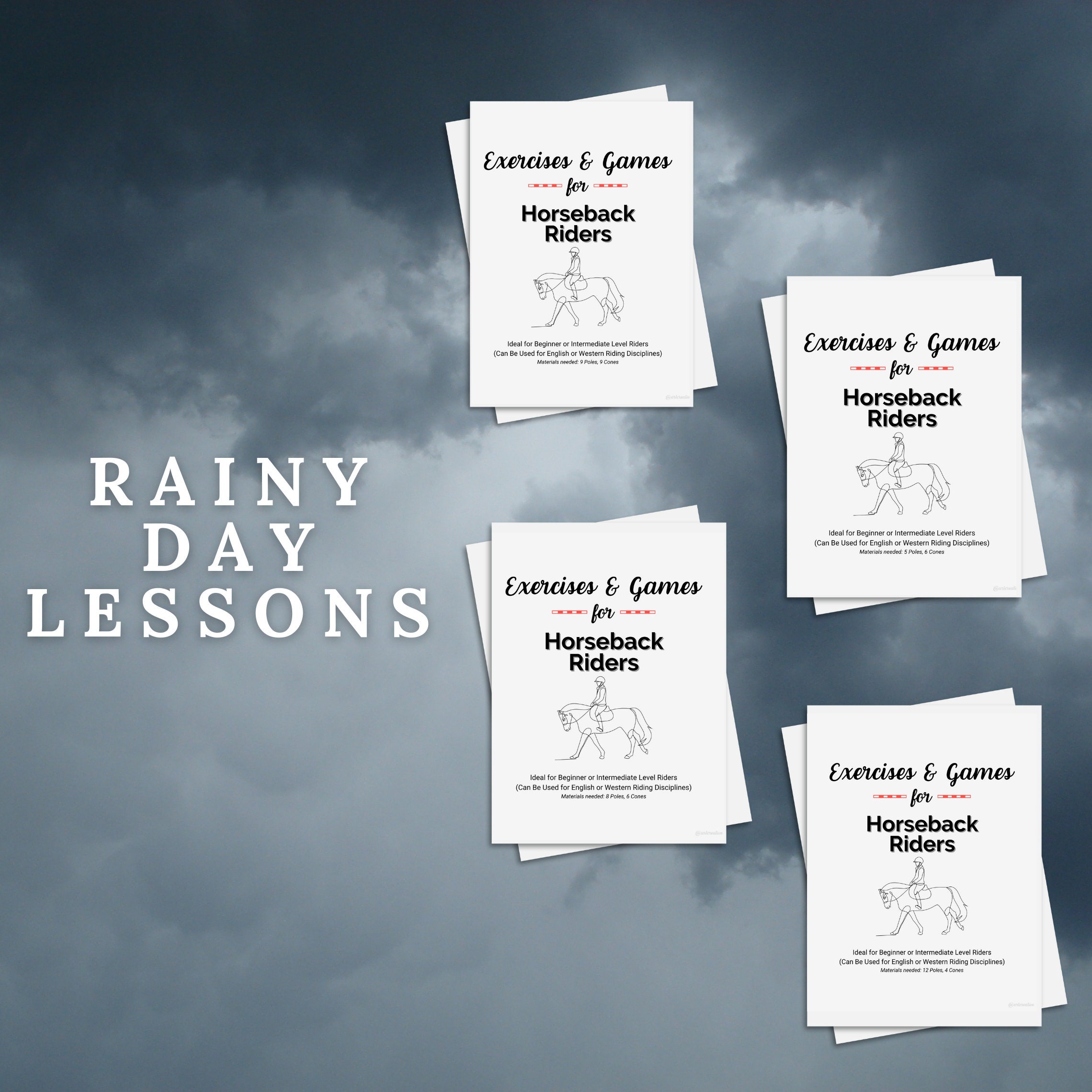 Horseback Riding Lesson Plans | Horse Activity Printable | Pole Pattern ...