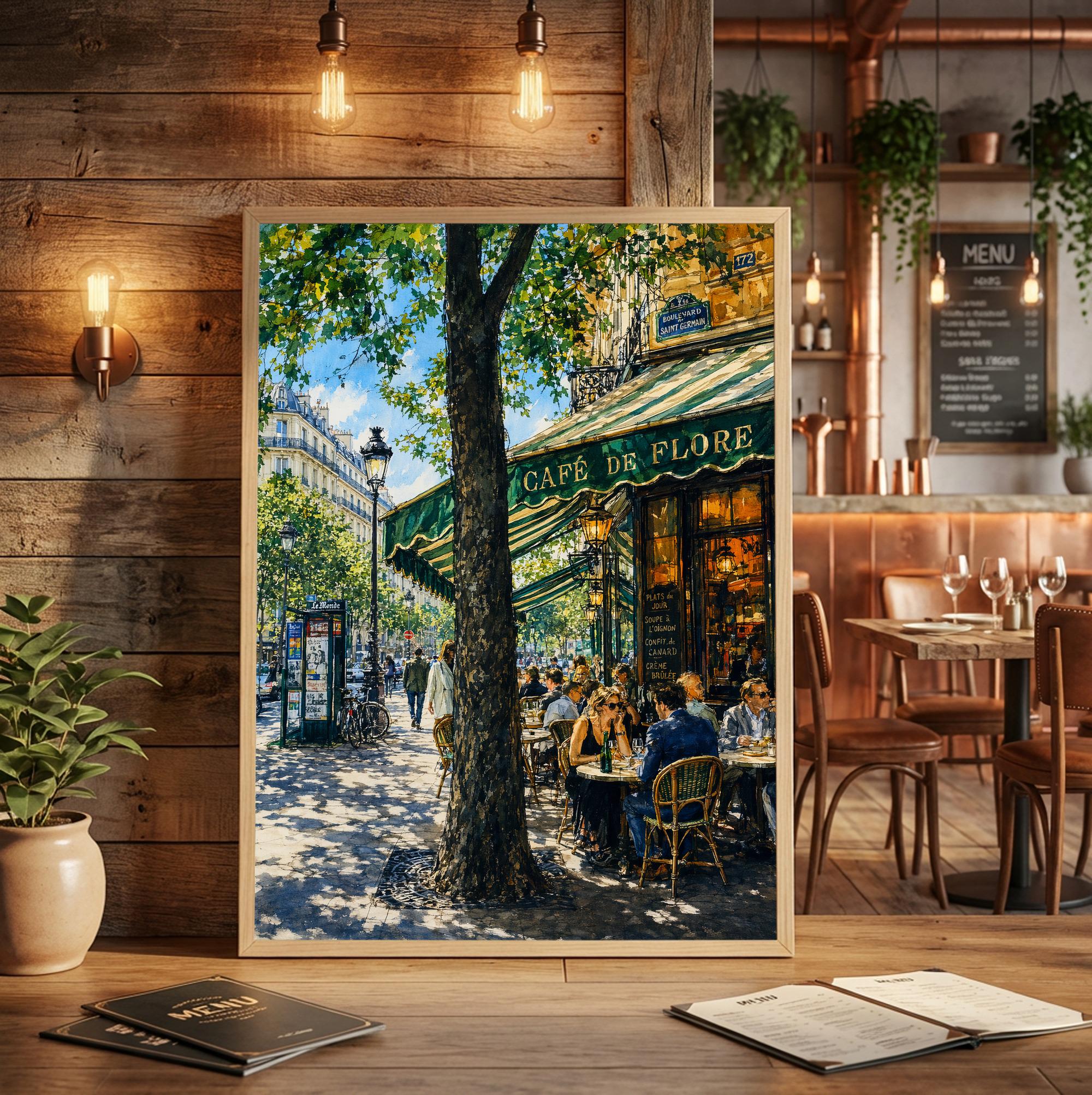 Bistro Poster - Etsy