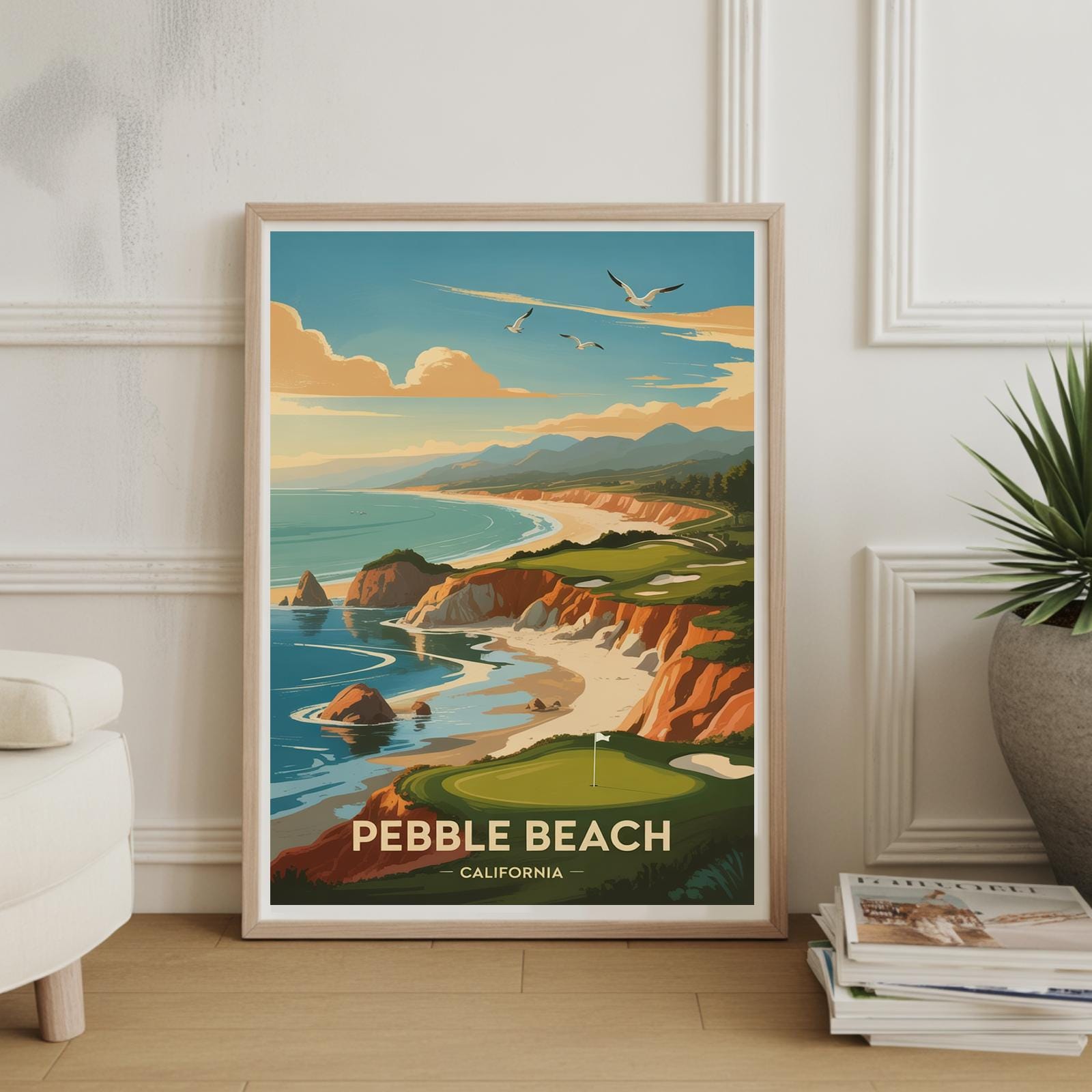 Pebble beach golf - Etsy 日本