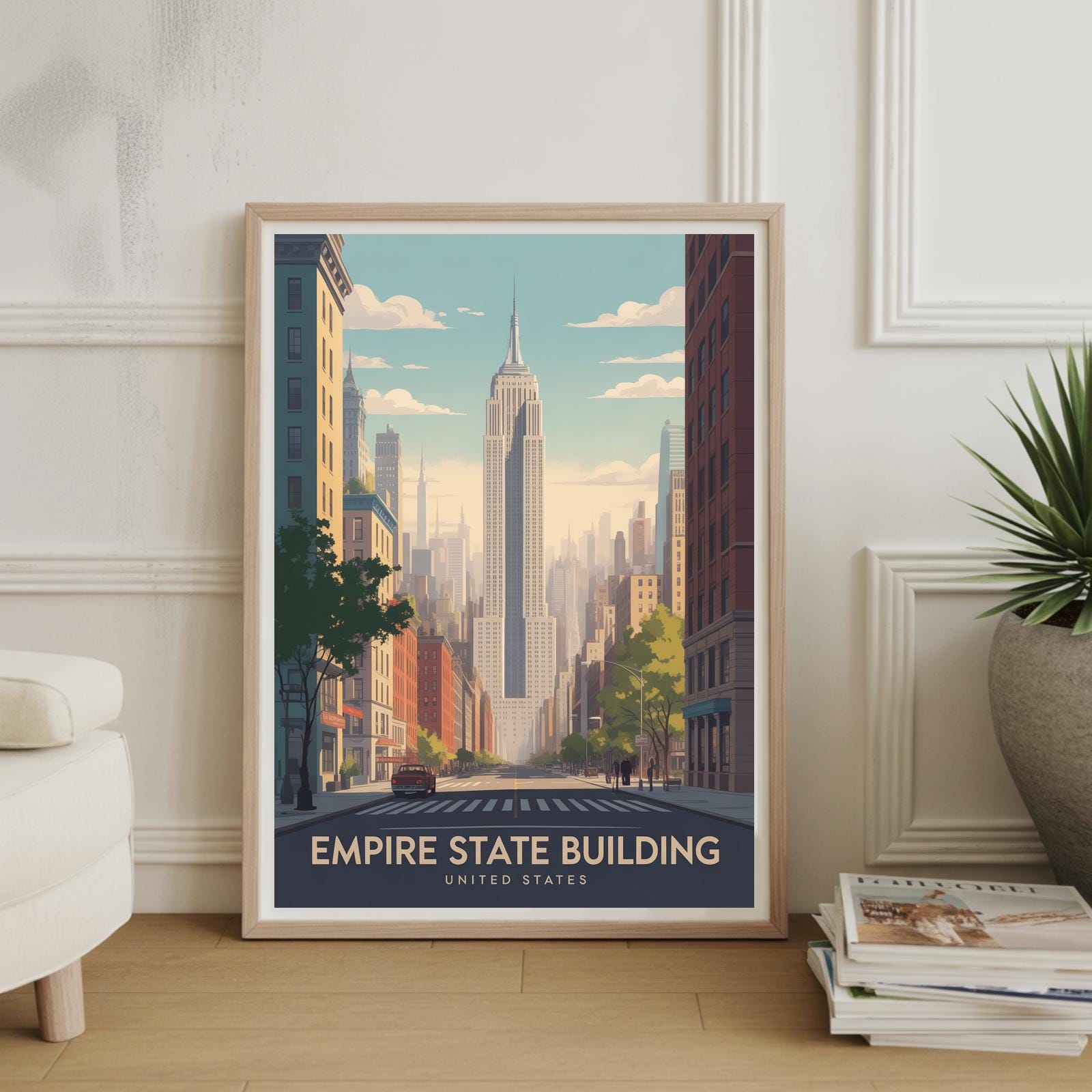 Empire State Building Vintage - Etsy