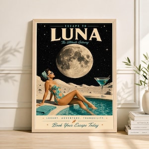 Vintage 70s Travel Poster - Etsy