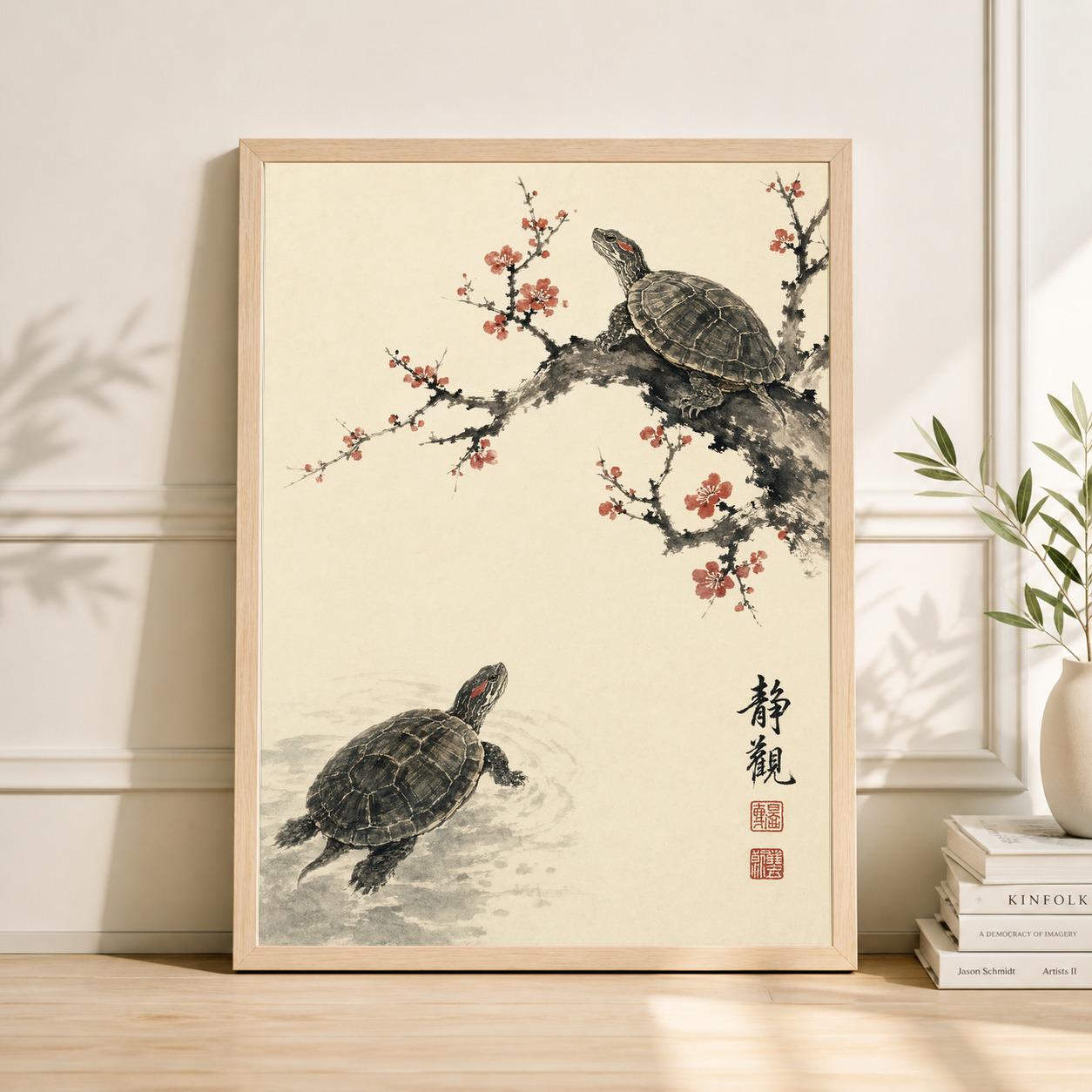 ★Original ART ‘Turtle’ Japan Turtle - Etsy