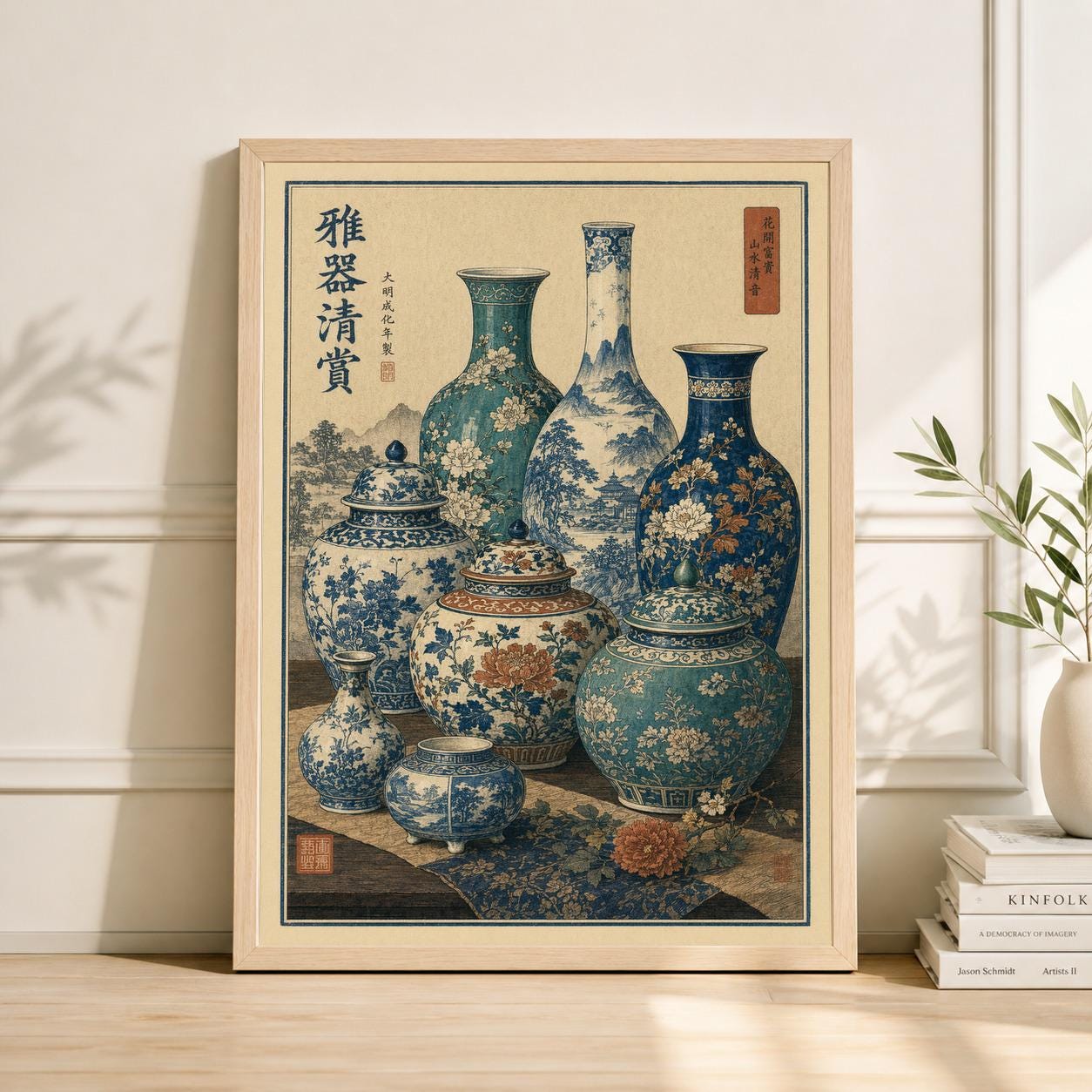 Japanese blue vase - Etsy 日本