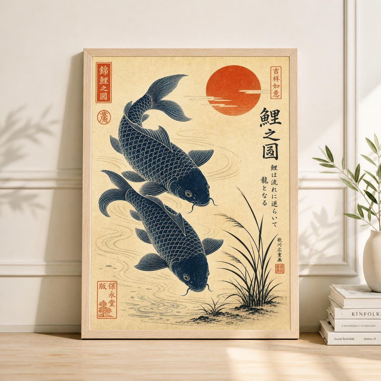 Japanese Traditional Art Poster - Etsy