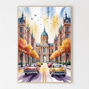 Sofia Bulgaria Painting - Etsy