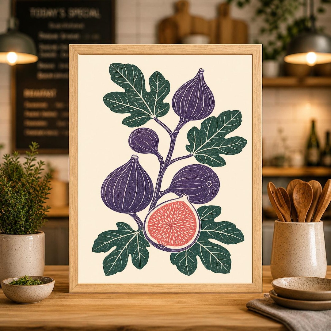modern-fig-art-print-botanical-kitchen-wall-decor-minimalist-folk