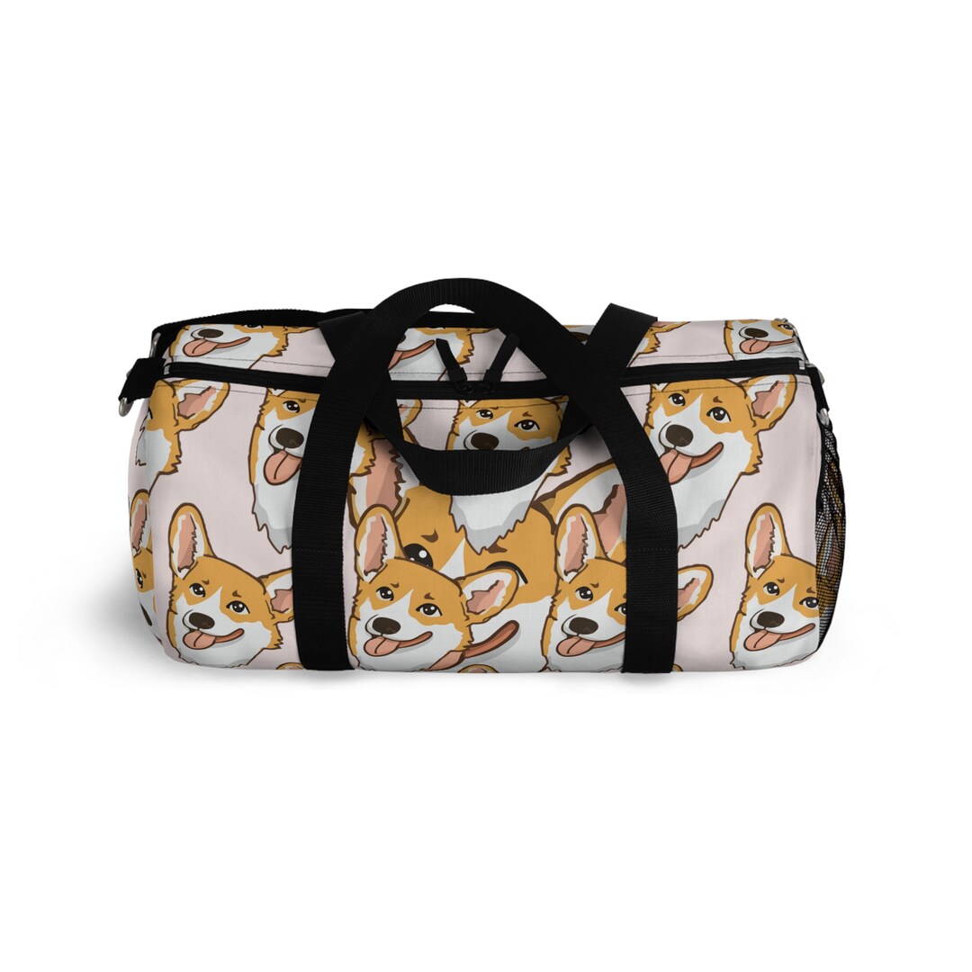 Dog Duffle Bag Print Etsy