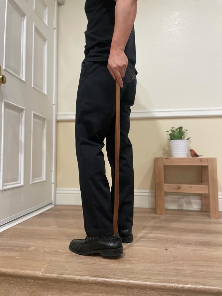 Handmade 32 Inch Long Wood Shoe Horn, Fathers Day Gift, Personalized