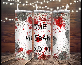 20oz sublimation crime scene digital file