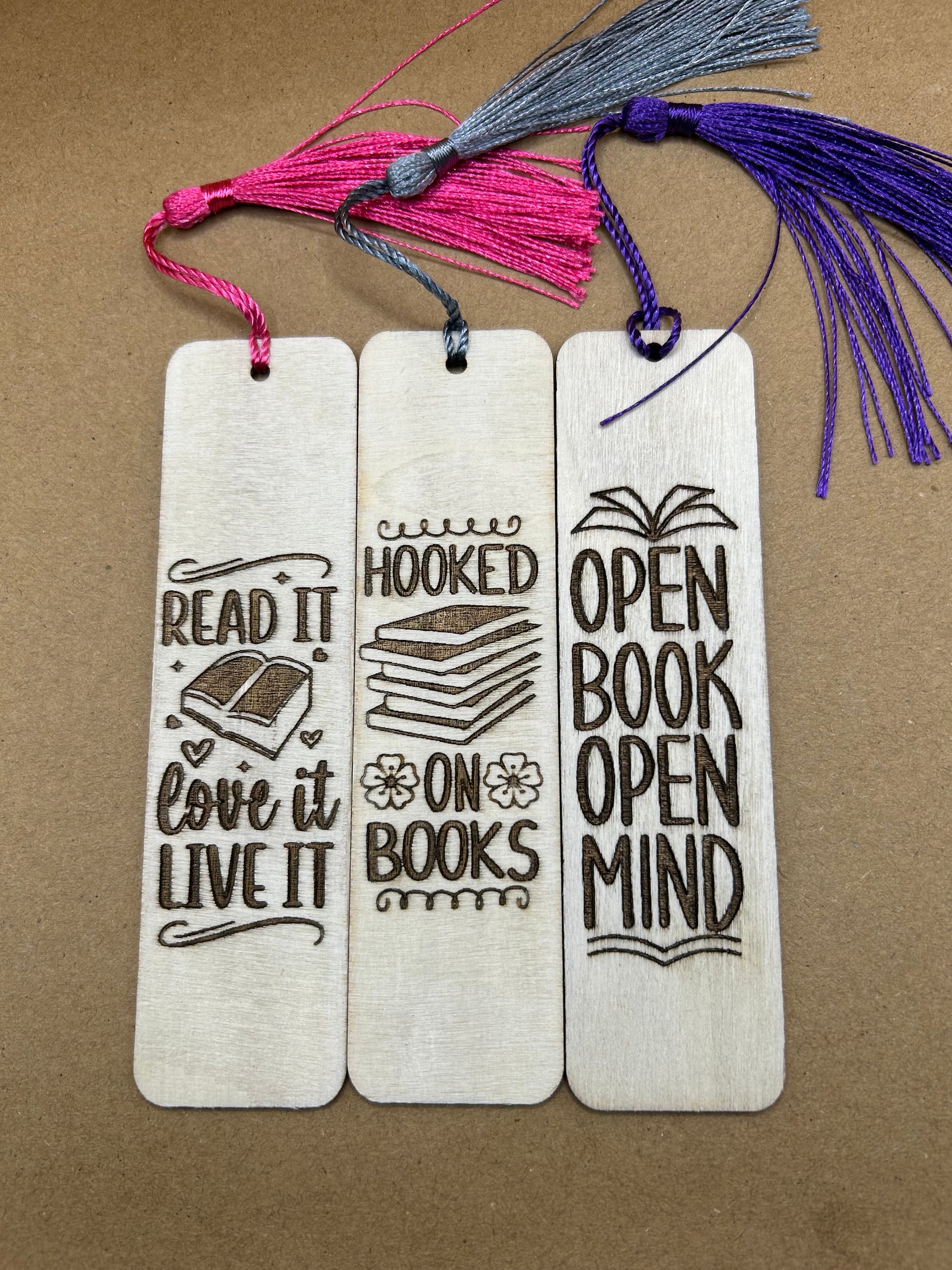Bookmark / Encouragement Bookmark/ Words Bookmarks / Wooden Bookmark ...