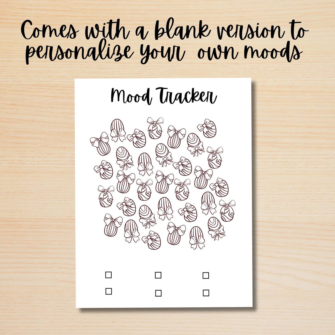 Spring Can Tracker Easter Mood Tracker Printable | Spring Mood Tracker PDF | Easter Egg ...