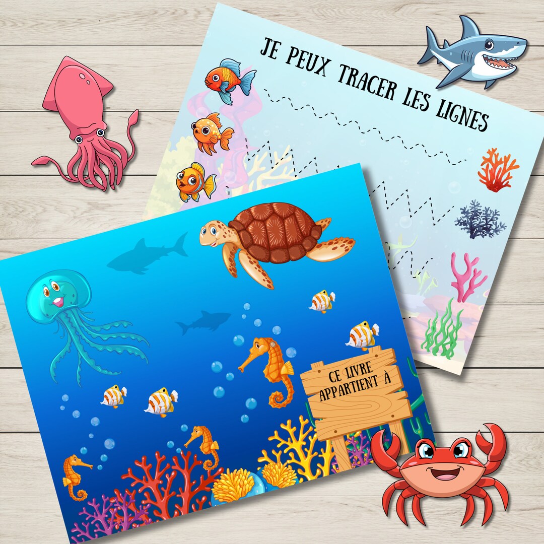 Printable Ocean Book, Toddler Activities, Preschool Worksheets ...