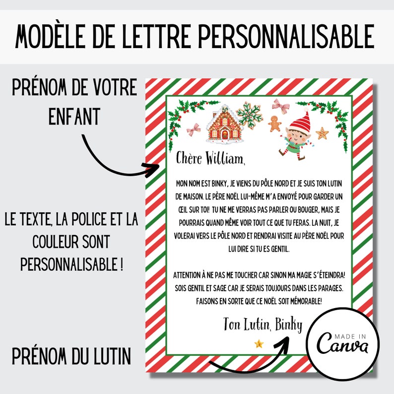 Customizable Christmas Elf Letter, Joke Elf Letter to Print, Elf Letter Customizable Christmas Elf Letter, Joke Elf Letter to Print, Elf Letter