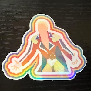 American Nightmare vinyl holografisk klistermärke brottning