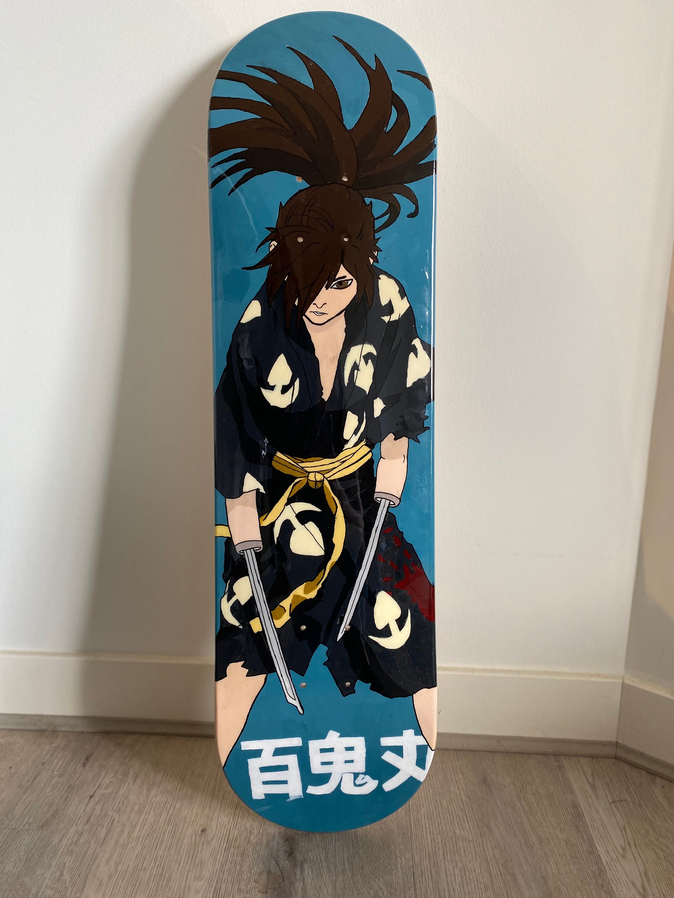 Custom Anime/character Skateboard Decks Handpainted 