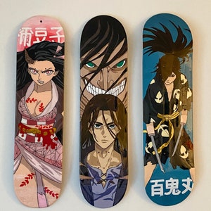 Skateboard anime , city scenery , I like the bag!!!