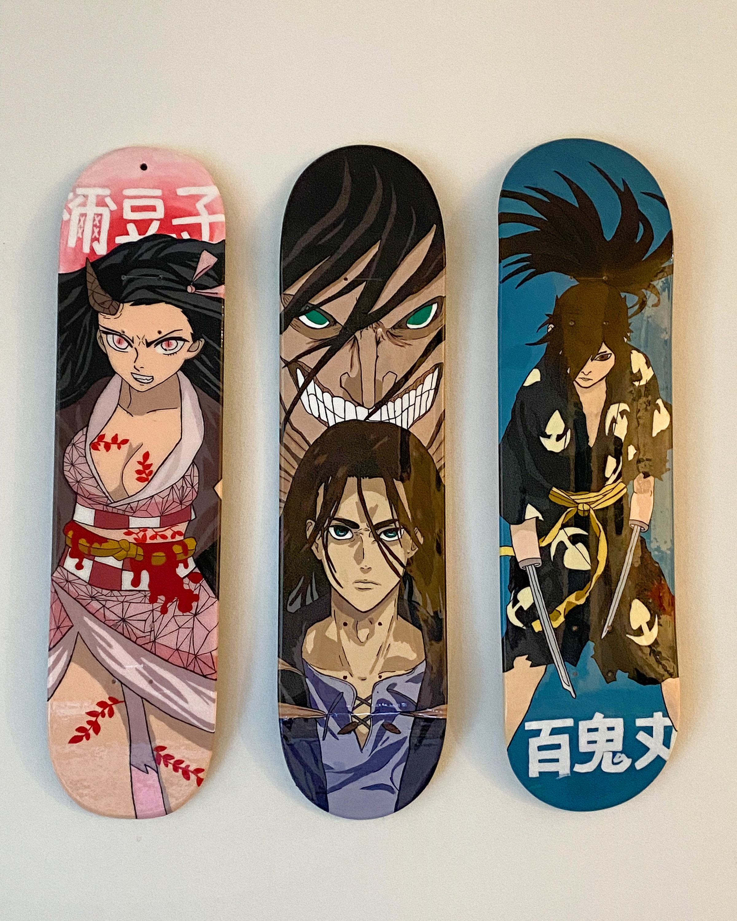 Anime skateboard griptape Sports Equipment Sports  Games Skates  Rollerblades  Scooters on Carousell