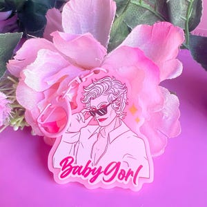 Astarion Babygorl Charm | BG3 inspired Kawaii Vampire Pink Charm | Baldurs Gate 3 Character Merch