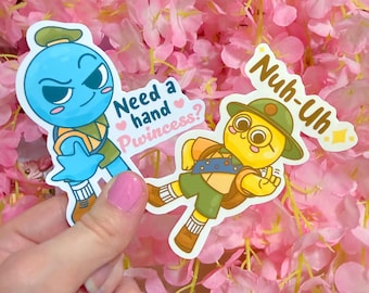 Peak Sticker | Meme Joke Sticker | Cute Video Game Character Stickers