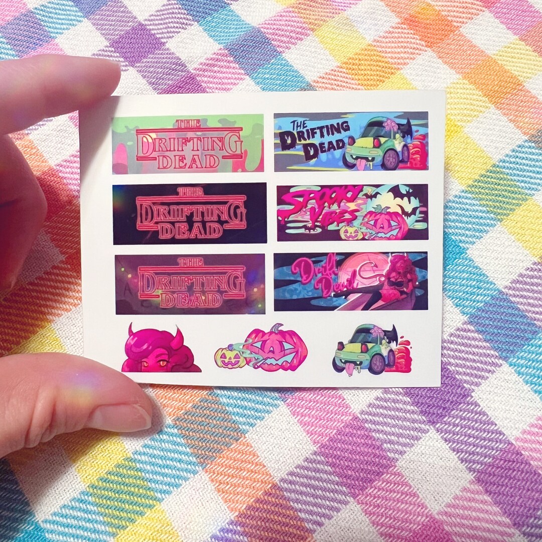 1/10 Scale RC Car Stickers | the Drifting Dead 2022 | Mini Car Peekers ...