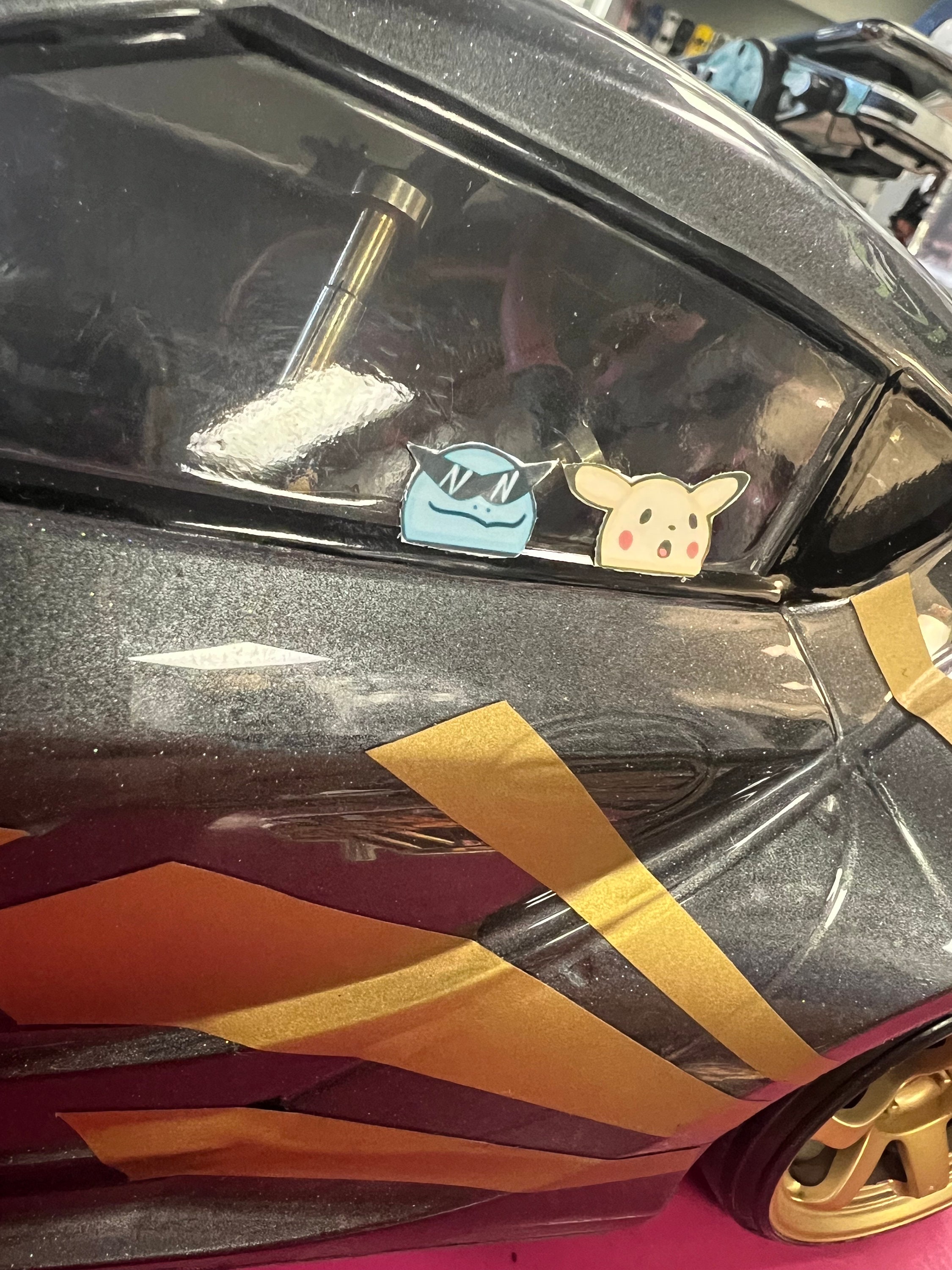 1/10 Scale RC Car Stickers | PRECUT | Kawaii Anime Stickers | Drifting ...