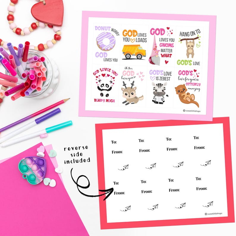 Religious Valentines Day Cards | Seasonal Printables | God Loves You ...