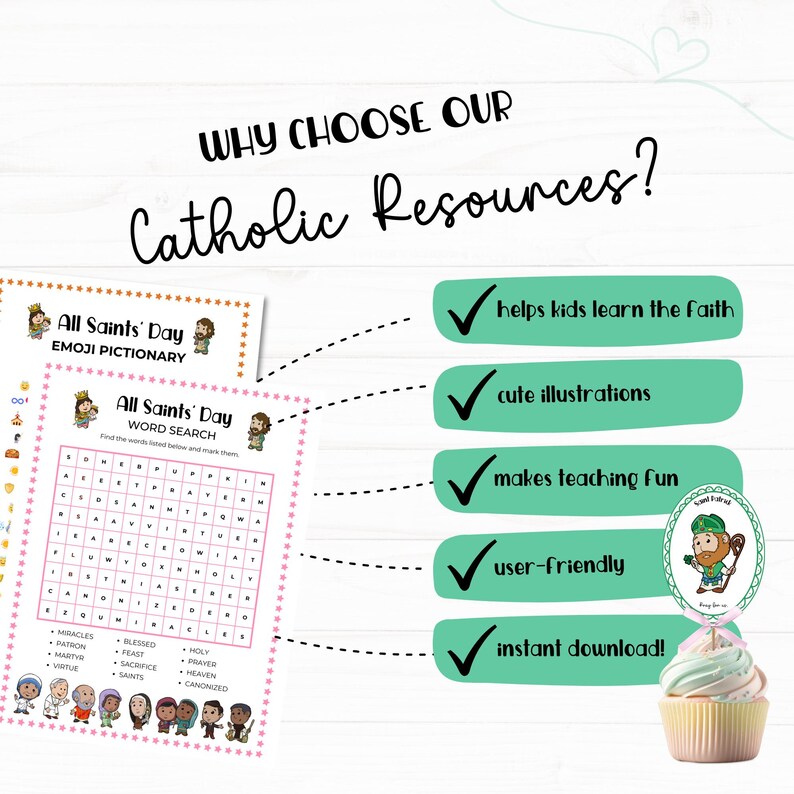All Saints' Day Games Bundle | Catholic Trivia, Riddles (digital ...