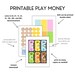 Printable Play Money for Kids Pretend Play Euro Currency for - Etsy