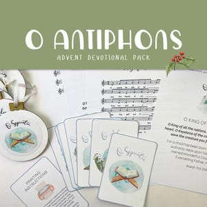 O-antifonen devotioneel pakket voor katholieke gezinnen | Katholiek onderwijs | O Antifoonornamenten, flashcards, dagelijkse lezingen Adventdevotie