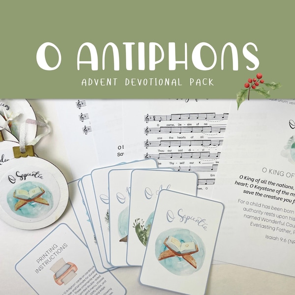 O Antiphons Printable - Etsy