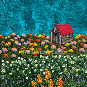 Birdhouse Garden