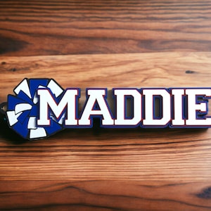 Cheerleading - Customized Sports Bag Tag - Keychain