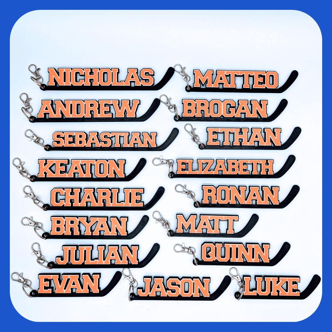 TEAM BUNDLE - HOCKEY - Customized Sports Bag Tag - Keychain Team gifts