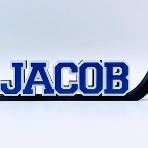 Personalized hockey player name - gift - Hockey Team