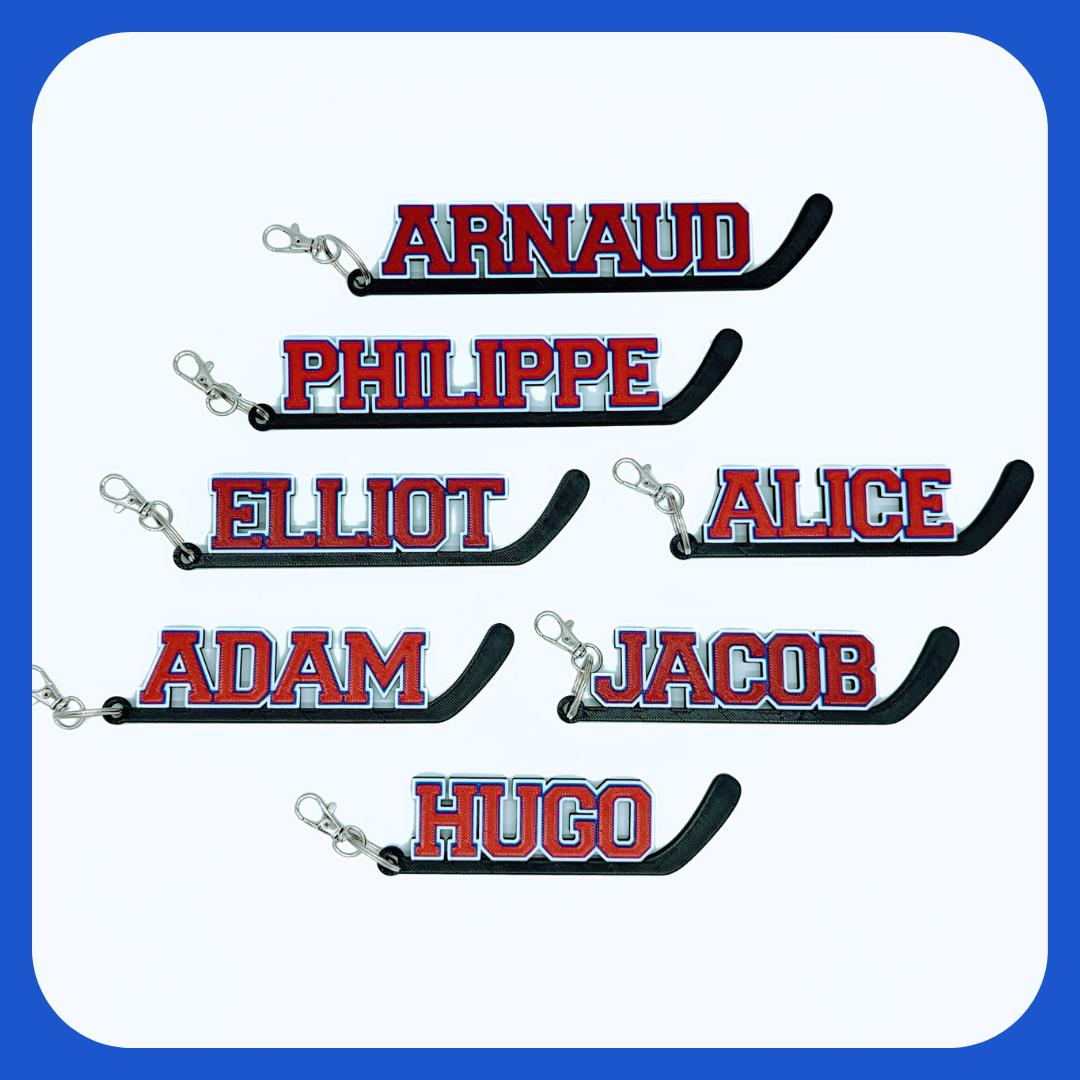 TEAM BUNDLE - HOCKEY - Customized Sports Bag Tag - Keychain Team gifts