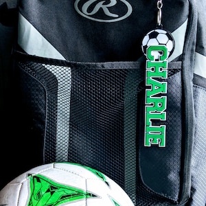 Soccer - Customized Soccer Sport Bag Tag - Keychain