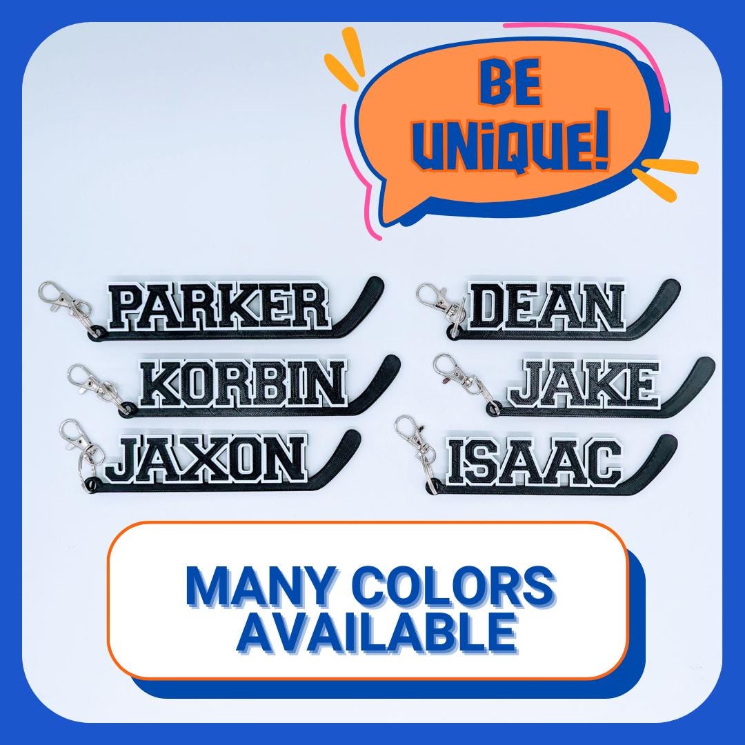 TEAM BUNDLE - HOCKEY - Customized Sports Bag Tag - Keychain Team gifts