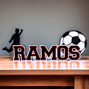 Jogador de futebol para personalizar - presente fabuloso